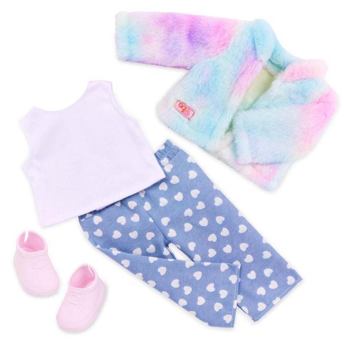 Lalka Skylar 46cm i maskotka piesek z akcesoriami Our Generation BD31538Z