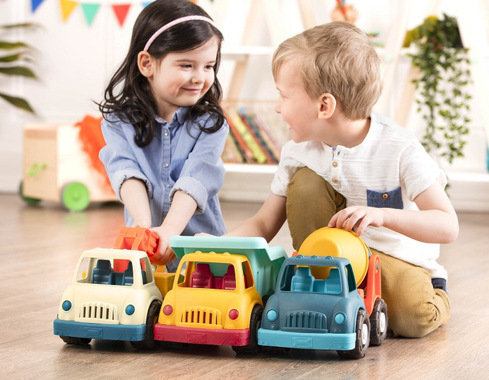 Betoniarka Cement Truck Wonder Wheels Battat BT1001Z samochody dla dzieci