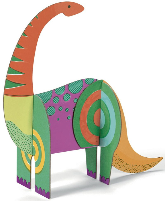 Zestaw kreatywny zrób to sam Dinozaury 3D Djeco DJ08004