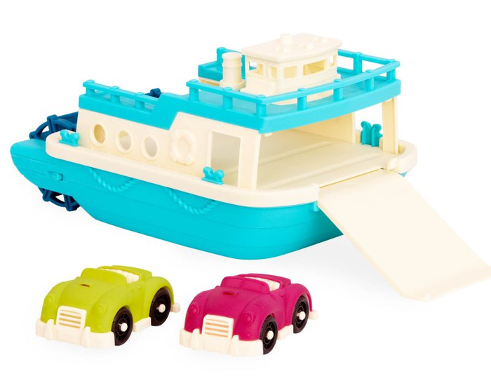 Prom z 2 samochodami osobowymi Happy Cruisers B.toys BX2182Z