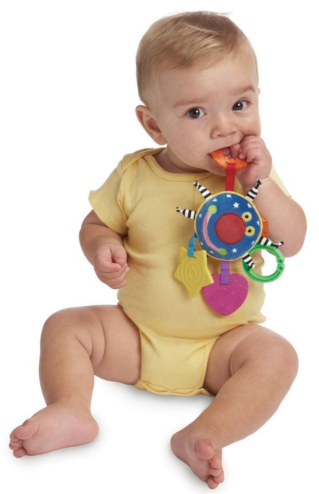 Zawieszka z gryzakami Whoozit 211790-Manhattan Toy, zabawki dla niemowląt