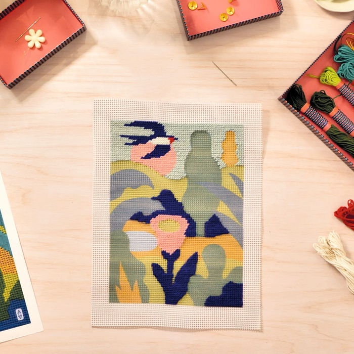 Zestaw artystyczny do haftu gobelinowego dla dorosłych Atelier Grands Augustins Atelier65 Djeco GA10065