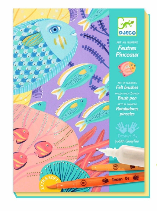 Zestaw artystyczny do rysowania. Podwodna Przyroda , Djeco