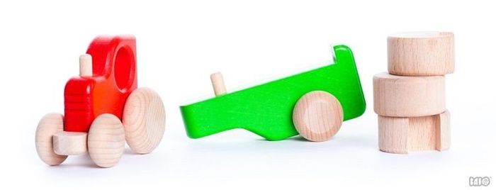 Traktor z klockami, 43110-Bajo, zabawki dla chłopców