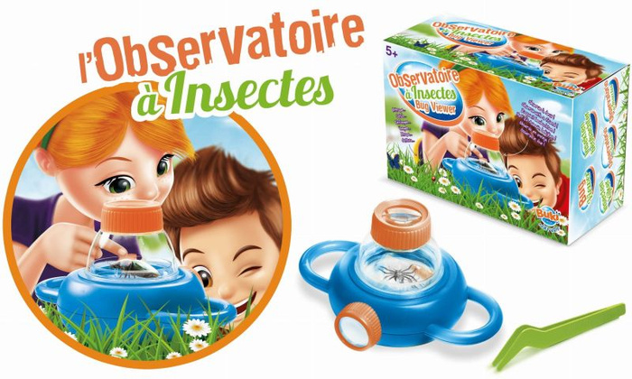 Obserwatorium żywych owadów Buki BL010 lupa odkrywcy