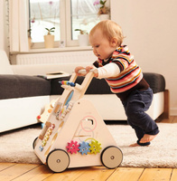 Wielofunkcyjny chodzik drewniany Kiddy Cruiser Goki 59961 pchacz dla dziecka