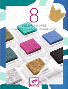 Zestaw poduszeczek z tuszami do pieczątek CHIC Djeco DJ09799