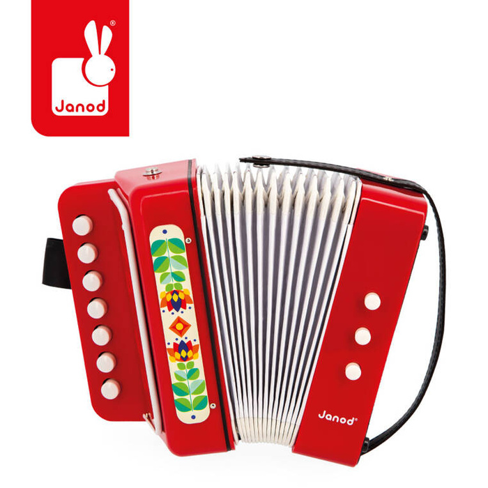 Akordeon do gry dla dzieci Gioia instrument muzyczny J07654 Janod