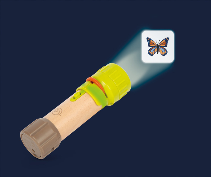Latarka z projektorem 2w1 Odkrywca świata Small Foot