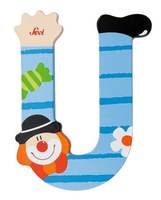 Głoska Clown "U", 81757-Sevi, nauka literek dla dzieci, alfabet