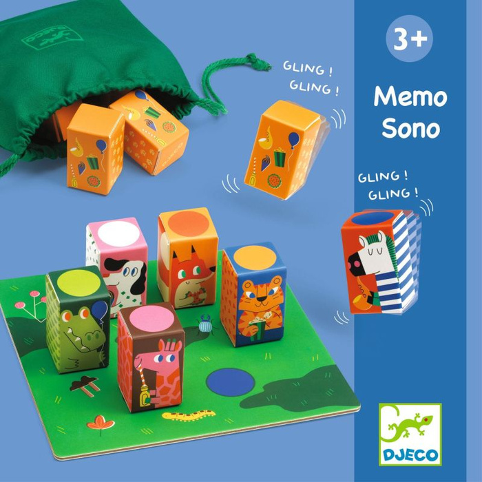 Gra edukacyjna Memo Sono Djeco DJ08260 z efektem dźwiękowym
