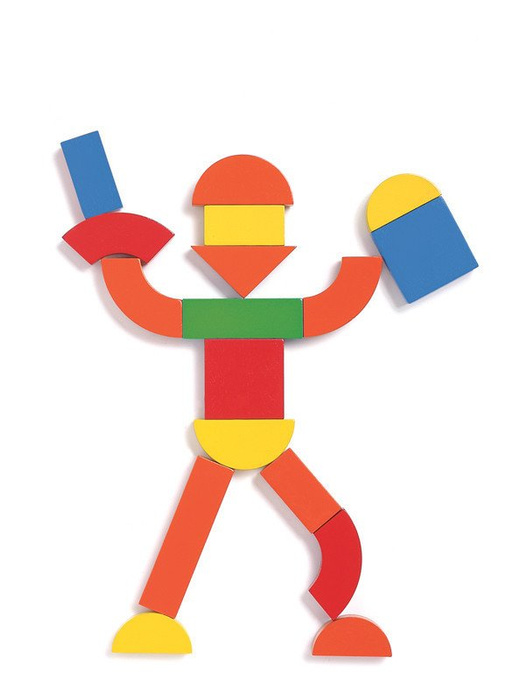 Tablica magnetyczna dla dzieci w walizce, układanka dla dzieci, Pajacyk, DJ03130-Djeco