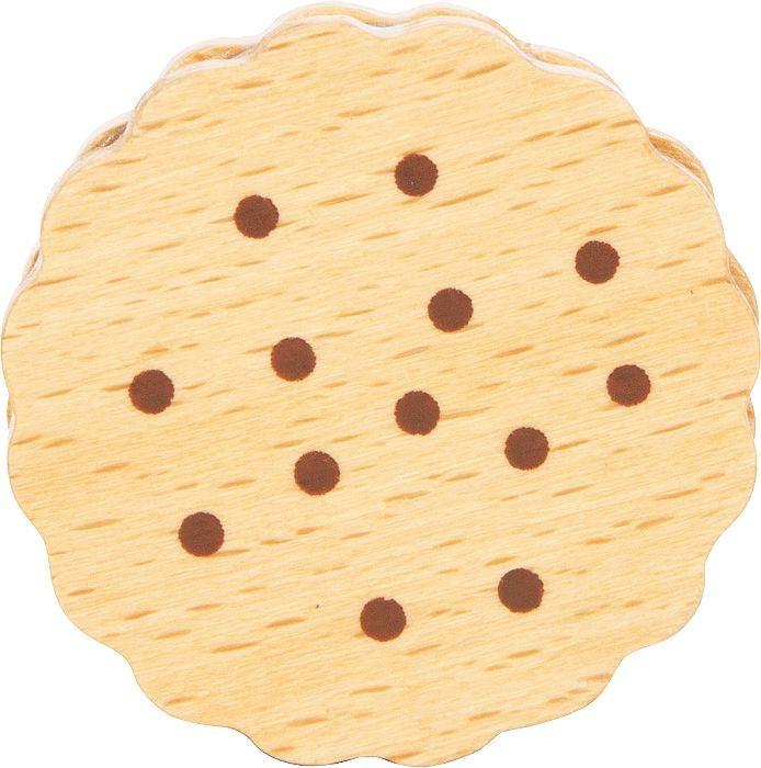 Zestaw drewnianych ciasteczek z czekoladą do zabawy w sklep kuchnie dla dzieci Fresh 12352