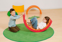 Zestaw tkaninowych materacy motorycznych w kolorach tęczy zestaw uzupełniający do Tęczowego tunelu 220028 Pilch