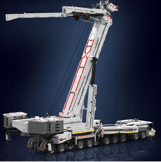 Klocki Mould King 17007 zdalnie sterowany Dźwig budowlany 8506 elementów Ultimate Liebherr LTM 11200