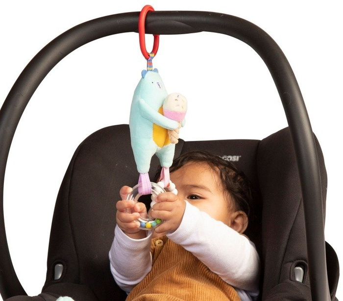 Zawieszka do wózka Niedźwiedź Cherry Blossom 159730-Manhattan Toy, zabawki dla niemowląt