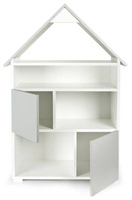 Drewniany regał w kształcie domku Mała Chatka, meble do pokoju dziecięcego 