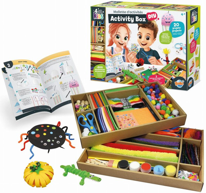 Kreatywne pudełko zestaw 20 aktywności dla dzieci Buki FK003