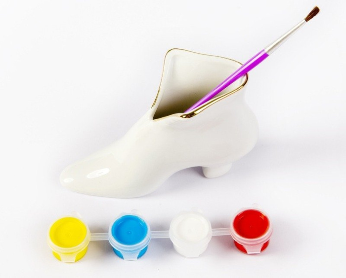 Porcelanowy wazonik - zrób to sam, Art.&Craft, 2758-4M, kreatywna zabawa, zabawki dla dziewczynek