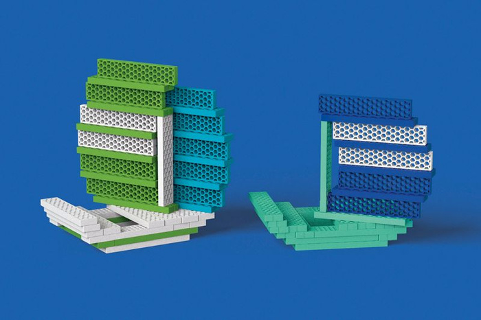 Kreatywne klocki konstrukcyjne Ocean Hello Box Bioblo 100 elementów