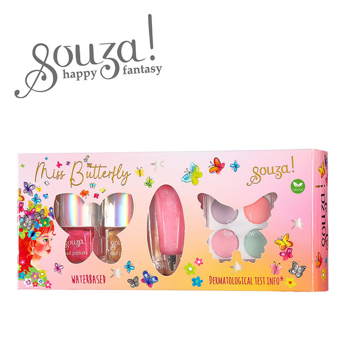 Kosmetyki do makijażu dla dzieci zestaw 7 el. Motyl Souza! 107504