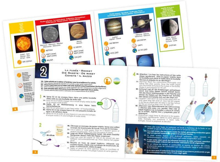 Nauka i zabawa dla dzieci Mini lab Kosmos 3014 Buki