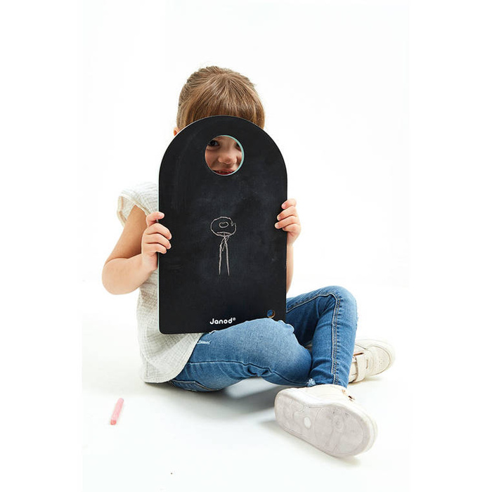 Przenośna dwustronna tablica z akcesoriami Janod J09634