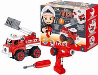 Wóz strażacki do skręcenia zdalnie sterowany 9022-Buki, pojazdy dla dzieci