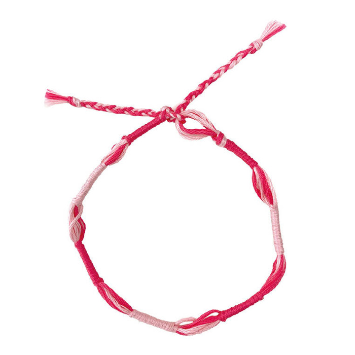 Zestaw kreatywny do tworzenia biżuterii Tęczowe bransoletki 30 szt. J09134 Janod