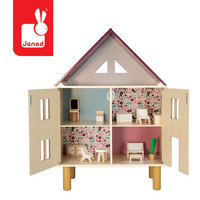 Drewniany domek dla lalek Twist z 11 akcesoriami Janod J06617