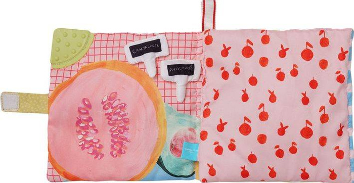 Mięciutka książeczka sensoryczna Farma Jabłek 161100-Manhattan Toy, zabawki dla niemowląt