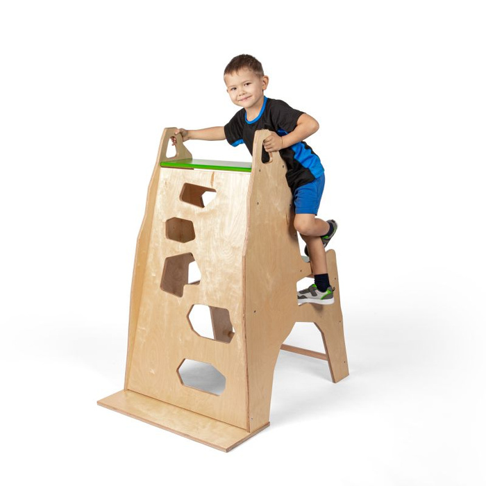 Drewniana wieża do wspinaczki dla dzieci Góra Erzi 44439 sprzęt sportowy dla dzieci