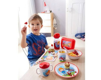 Kubeczek z dziubkiem Straż pożarna HB303689-Haba, naczynia i akcesoria