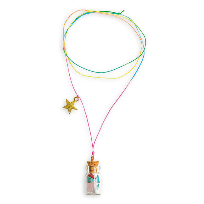 Zestaw kreatywny do tworzenia biżuterii z kamieniami przynoszącymi szczęście Janod J07938