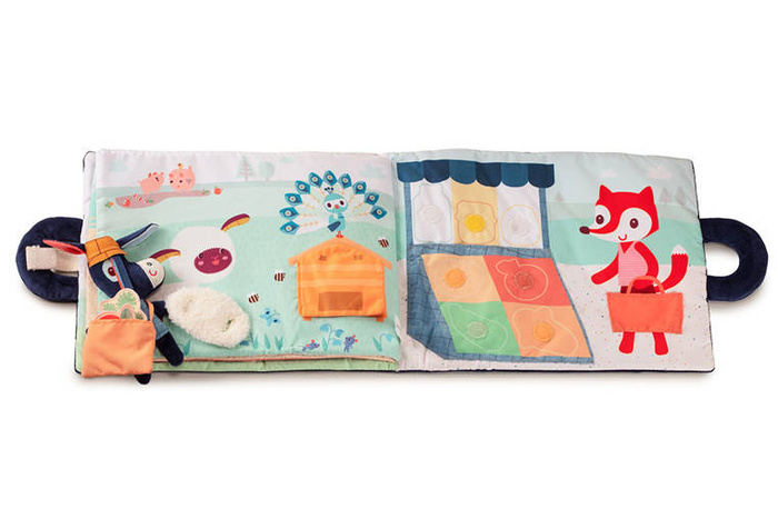 Miękka książeczka aktywizująca "Osiołek Ignace na farmie" 83415 Lilliputiens