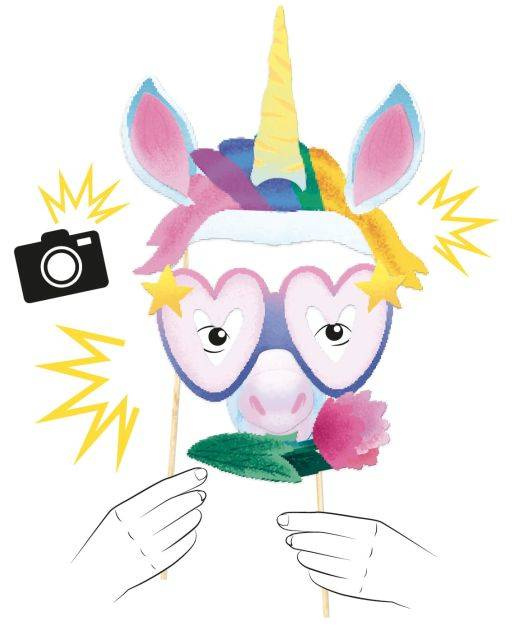 Fotobudka Zwierzęta - zrób to sam DJ07915-Djeco, zestawy kreatywne