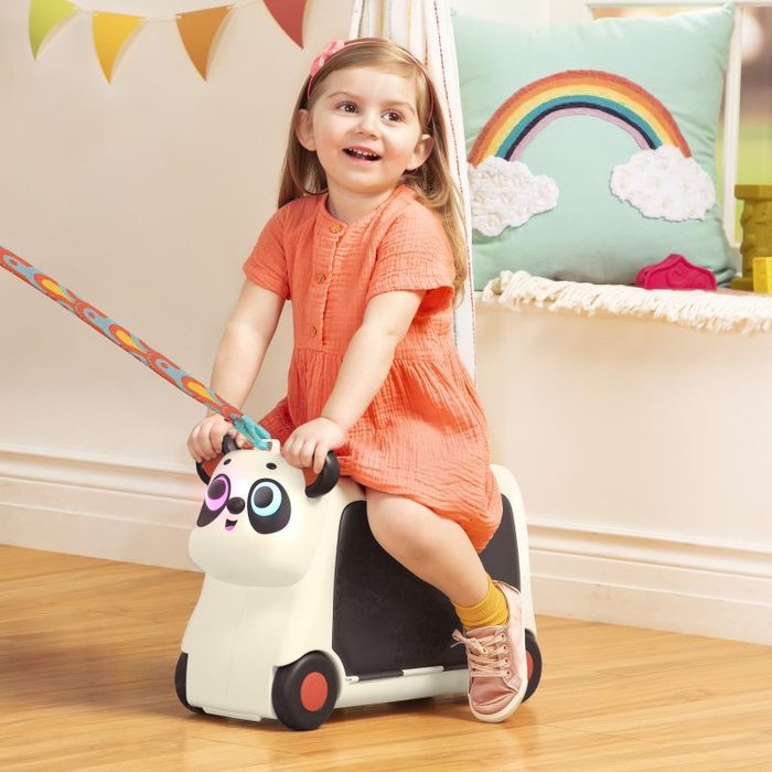 Jeździk walizka Gogo Ride-On Panda B.Toys LB1862 mały podróżnik