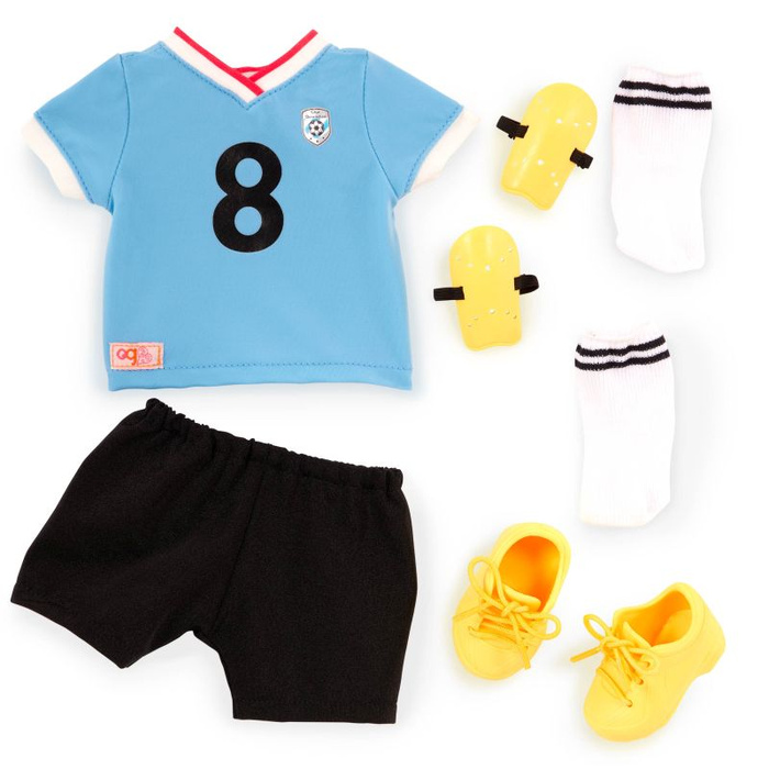 Lalka chłopiec Mateo 46cm piłkarz z akcesoriami sportowymi Our Generation BD31547Z