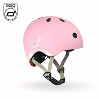 SCOOTANDRIDE Kask XXS-S dla dzieci 1-5 lat Rose lampka LED 96323