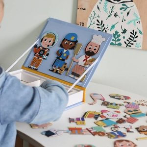 Układanka magnetyczna dla dzieci Zawody Magnetibook Janod J02597