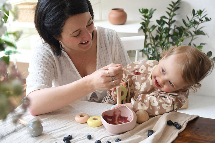 Silikonowa miseczka z przyssawką pink 913440-Beaba