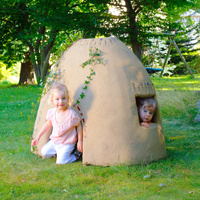 Domek dla dzieci Chatka do ogrodu z gałązek wierzby Willow Hut Erzi 52011