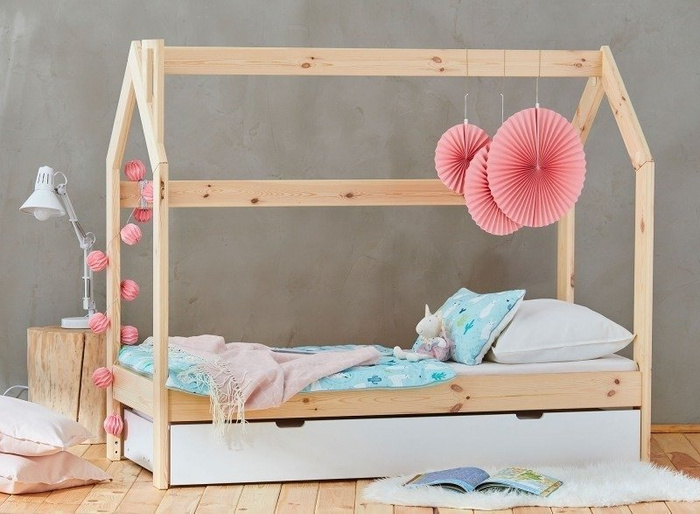 Łóżko Domek 160x70 Pinio Łóżka Domki