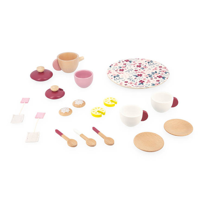Drewniany zestaw do herbaty Twist Janod J06631 odgrywanie ról