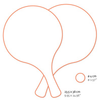 Drewniane paletki do gry ocean Djeco DJ02081