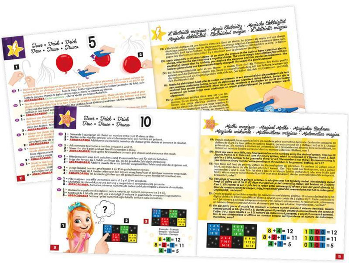 Mini lab MAGICZNA NAUKA 3015-Buki, nauka i zabawa dla dzieci