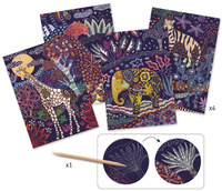 Wydrapywanka Natura DJ09728- Djeco, zestawy artystyczne