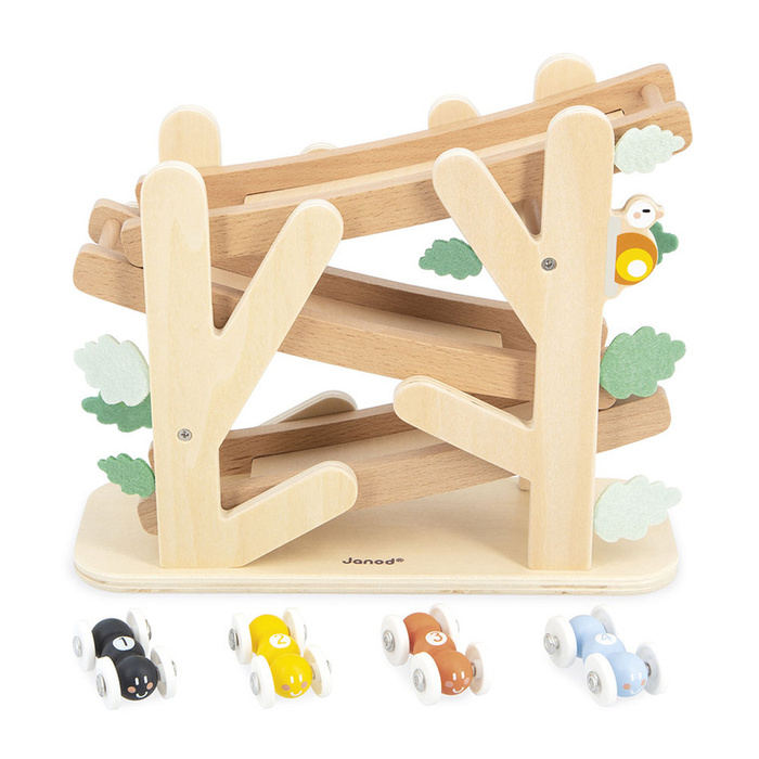 Drewniany kulodrom Rampa wyścigowa dla mrówek Sweet Cocoon Janod J04038