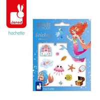 Zestaw naklejek Pokaz mody Syrenki J07849-Janod, zestawy kreatywne