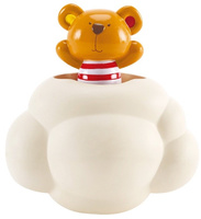 Kąpielowa zabawka do wanny Fontanna z misiem, E0202-Hape, zabawki do kąpieli